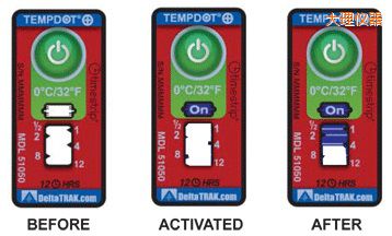 �����¶�ָʾ��ǩ �ۼ�����ʱ��/�¶ȵı�ǩ