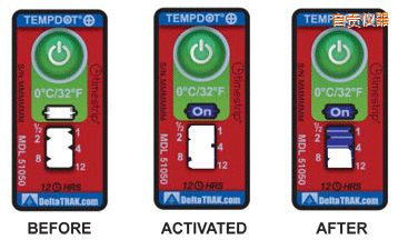 �Թ��¶�ָʾ��ǩ �ۼ�����ʱ��/�¶ȵı�ǩ